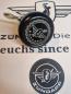 Preview: Zündapp Glocke Klingel 400-17.610 schwarz gepulvert mit Tankemblem Gravur !